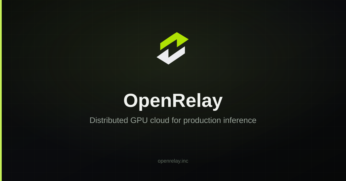 OpenRelay launches at YC (Summer 2026)